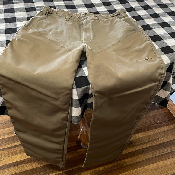 Columbia PHG Ptarmigan Canvas Brush Briar Hunting Work Pants Men's Brown 36 38 - Picture 3 of 16